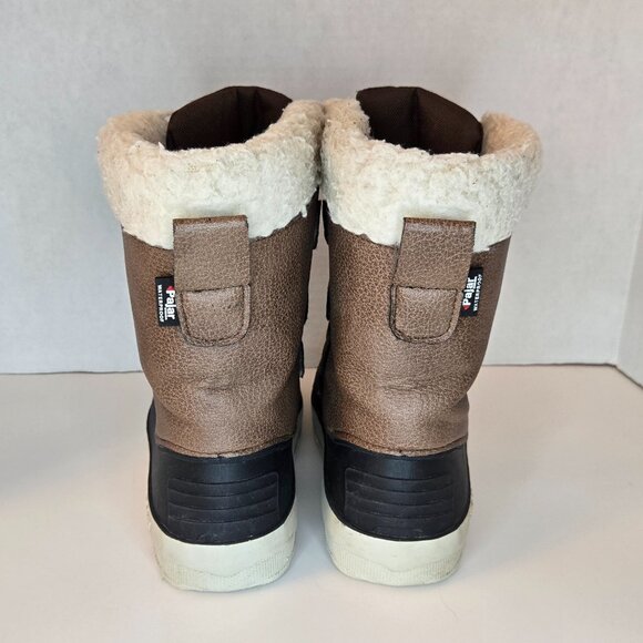 Pajar Canada Kids Waterproof Winter Boots - Tan (Size 2Y / EU 34) - Picture 4 of 8
